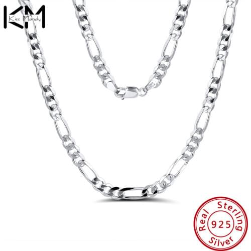 Effie Queen Authentic S925 Silver Basic Chains 40cm/50cm/55cm/60 cm Neckalce for Pendant for Women & Men Fine Jewelry Gifts SC33