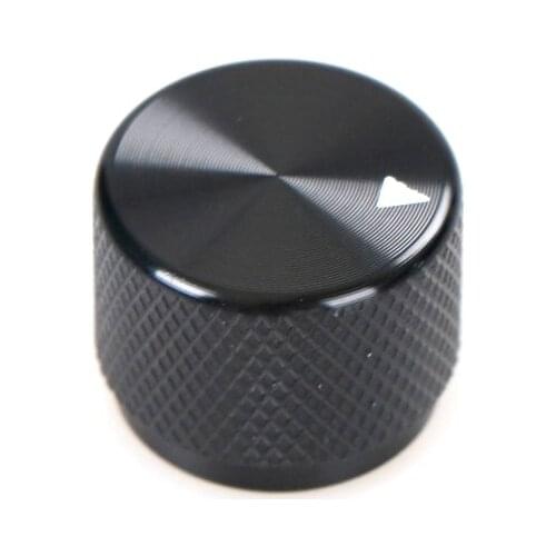 Black Aluminum Alloy Potentiometer Knob Potentiometer Knob Audio Volume Knob Encoder Knob 20*15.5mm