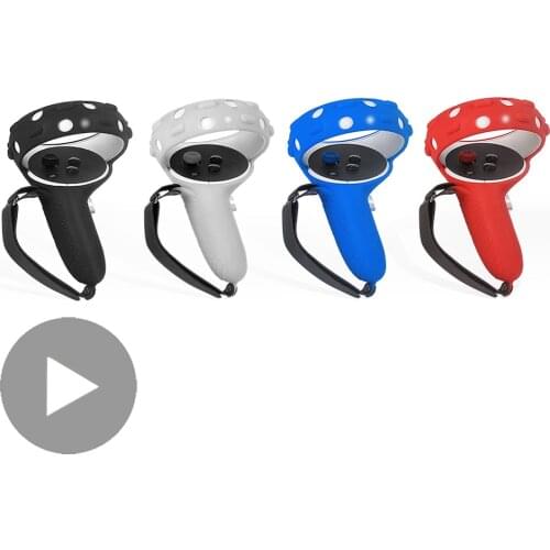 For Oculus Quest 2 Quest2 Grip Knuckle Strap Silicone Accessories Smart 3D Virtual Reality VR Glasses Headset Helmet Oqulus Real