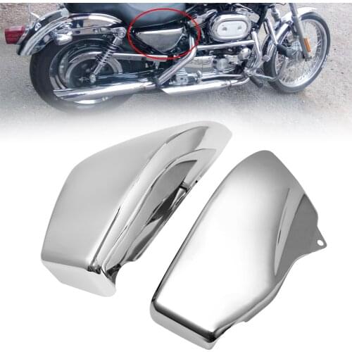 Motorcycle Chrome ABS Plastic Battery Side Cover Fairing For Honda VTX 1800 VTX1800 R/S/N/F/T 2002-2008 2007 2006 2005 2004 2003