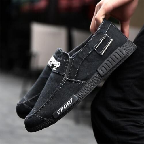 New mens sneakers fashion canvas light and comfortable casual wild non-slip wear-resistant casual shoes mens shoe laces