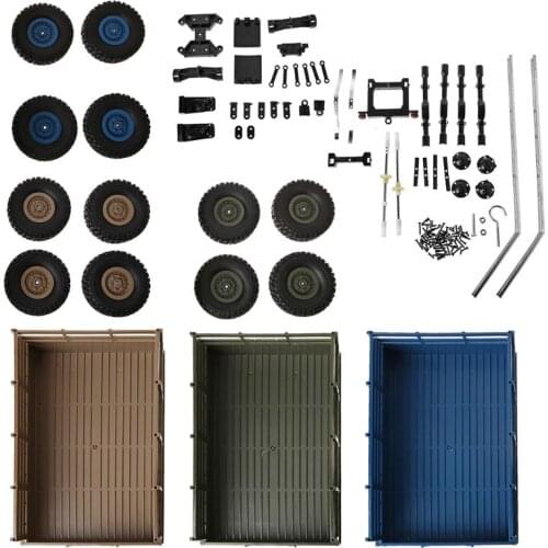 Upgrade Trailer DIY Part Set For WPL 1/16 Military Truck RC Car DIY Accessories 95AE