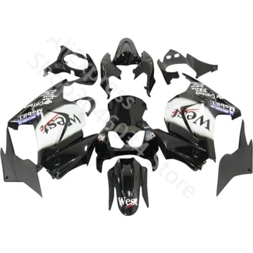 For Kawasaki Zx250R08 14 ZX250R 2008 2009 2013 2014 08 14 west Bodyworks MotorcycleBlack white Fairing Injection molding
