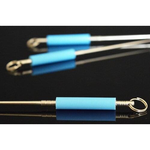 1pc Fishhook Detacher Hook Remover Tackle Gear Pen Tyer Tying Loop Tool Quick Fishing Shape Hook Disgorgers Knot Detacher K N3B9