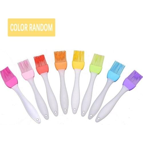 17CM Portable Size Silicone Silicone Pastry Brush Food Grade Brushes Basting Brush For BBQ Baking Grilling