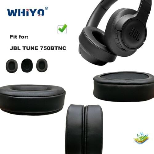 Replacement Ear Pads for JBL TUNE 750BT Headset Parts Leather Cushion Velvet Earmuff Earphone Sleeve Cover