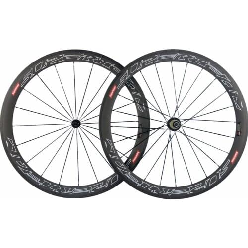 Super light Powerway R13 Carbon Bicycle Wheelset SUPERTEAM 50mm Depth Clincher Road Bike Wheels Basalt Wheels