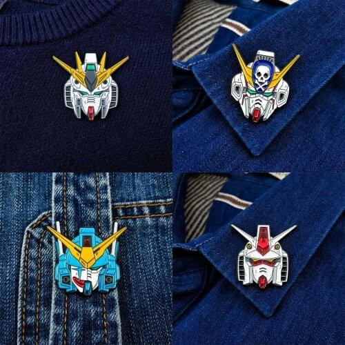 Japan Anime GUNDAM Seed Astray RX-78-2 Cosplay Retro Metal Bedge Bags Badge Button Brooch Pin Souvenir Costume Props Decor Gifts