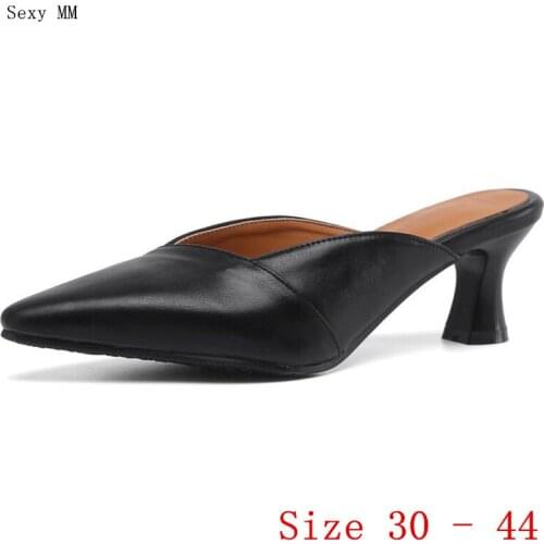 Women High Heels Pumps Slingbacks High Heel Shoes Woman Party Shoes Kitten Heels Small Plus Size 30 31 32 33 - 40 41 42 43 44