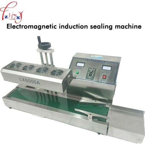 1PC LX6000A Automatic continuous electromagnetic induction sealing machine electromagnetic induction sealing machine 220V