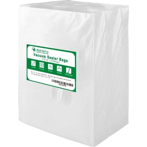 100PCS 15x25cm Home Use Embossed Heavy Duty Food Saver Vacuum Sealer Storage Bags With BPA Free