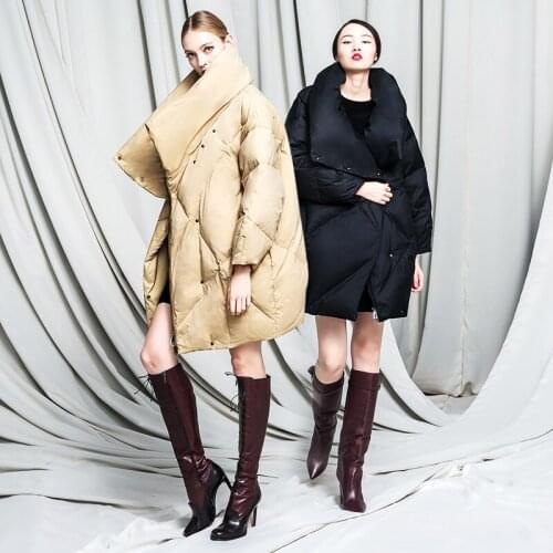 Goose Down Coat 2016 Winter jacket women down jackets womens down coats long casual downs Outerwear pink black and army green