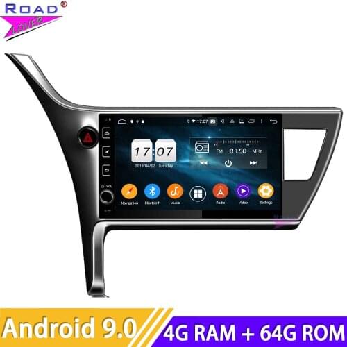 Android 9.0 Multimedia Player For Toyota Corolla Innova Crysta 2016-2018 (Left drive) Stereo 2 Din GPS Navigation Car Head Unit