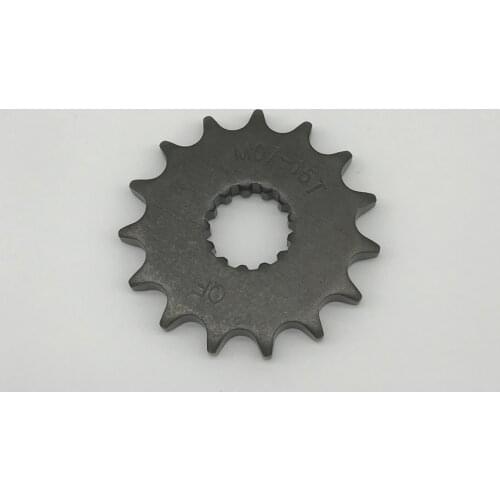 Free shipping high performance Motorbike small Sprocket motorcycle drive front sprockets 428 15T for QM200GY
