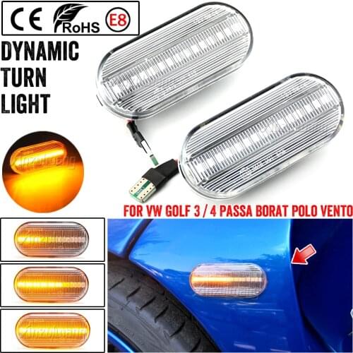 Dynamic LED Side Marker Signal Light Indicator Lamp For SEAT Leon 1P Ibiza Mk3 6L Mk4 6J Toledo Exeo Sedan Exeo Sedan Exeo ST