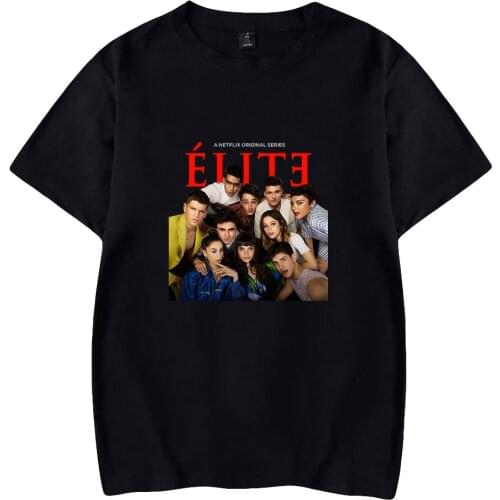 Elite TV series T shirt Women Men Summer Short Sleeve Fashion T-shirts Hot Sale Casual Streetwear Tops