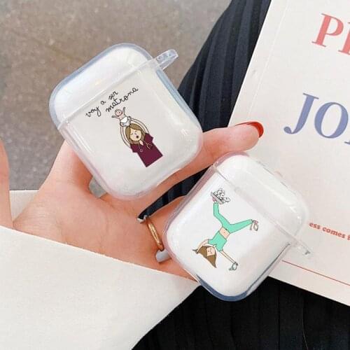 Spain Cartoon Medicine Doctor Nurse For Airpods 1 2 Cover Clear Ctue Transparent Silicon Soft Case For Airpod Pro Earphone Cases