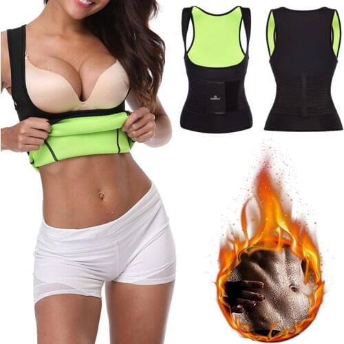 Miss Moly Waist Trainer Neoprene Sauna Suit Tank Top Vest Body Shaper Corset For Weight Loss Waist Trimmer Shapewear Underwear