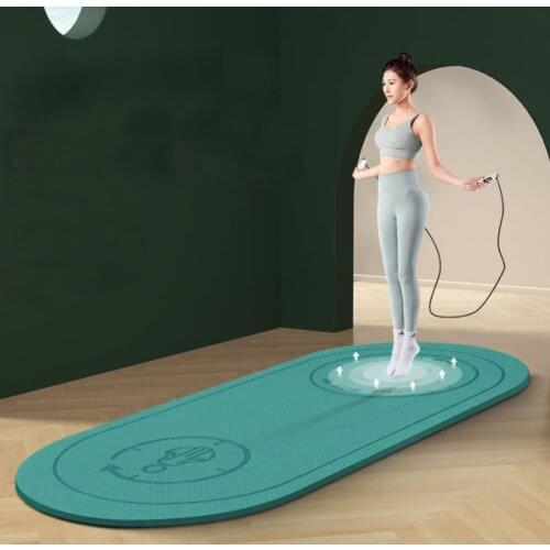 127*63 Jump Rope Mat Exercise Cushioning Mute Yoga Mat Sound Insulation And Shock Absorption High Density Board Anti-noice Pad