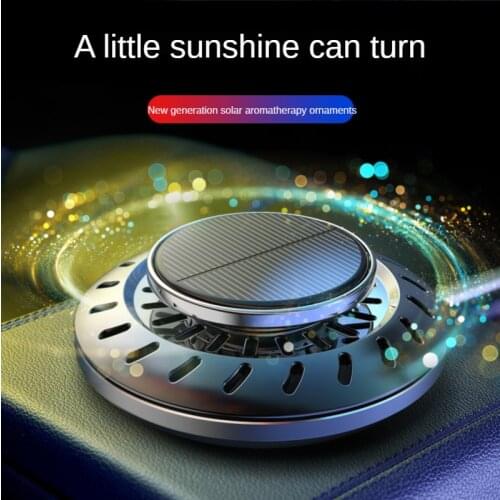 New solar car perfume, car fragrance, lasting light fragrance, creative car decoration, air freshener