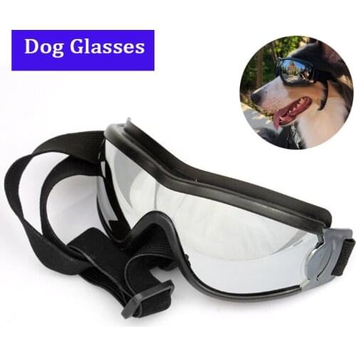 Adjustable Pet Glasses for Dog Goggles Waterproof Windproof Sun Protection and UV Protection for Big Dog Glasses Dog Accessories