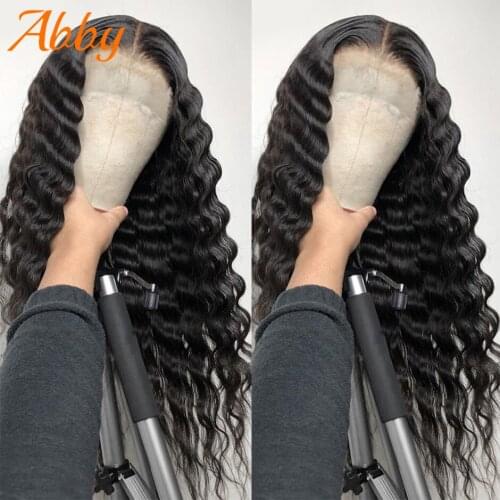4x4 Lace Closure Wigs Loose Deep Wave Lace Front Human Hair Wigs For Women Brazilian Hair Wigs Loose Deep Wave Lace Closure Wigs