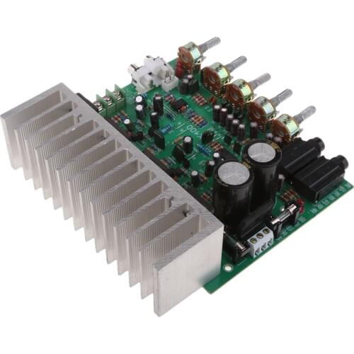 Audio Amplifier Board HIFI Digital Reverb Power Amplifier 400W Audio Preamp Rear Amplification With Tone Control(400W)