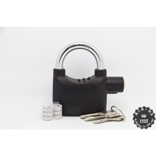 Whole Sale 40pcs/lot Motorbike Anti Theft Alarm Lock Motion Sensor Security Waterproof Bike Padlock with retail package