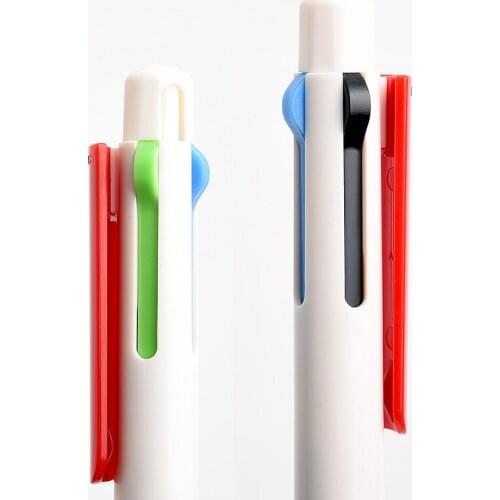 0.5mm Swiss multicolor pen Four-color neutral pen multifunctional hand account pen 4 in 1 multifunctional signature pen