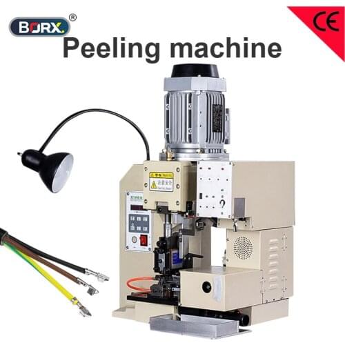 Universal terminals crimping machine horizontal straight terminal tapping equipment with wire strip no need change mold