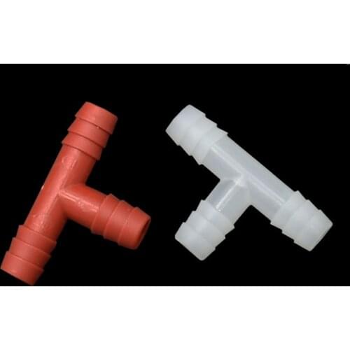 8mm tee Connector water splitter 3/8 hose garden irrigation tee barb Drinking fountain Fittings 20 Pcs