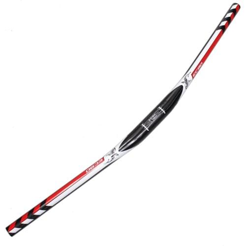 BALUGOE New Brand Bicycle Handlebar Carbon Fiber Mountain Bike Handlebar 740 mm MTB Bicycle Handle Carbon Fiber Handlebar