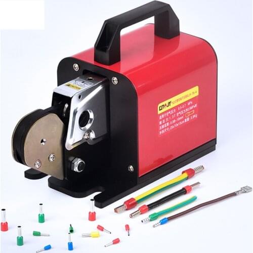 0.08-10 Square MM 6-4 Pneumatic Cable tubular Terminal Crimping Machine