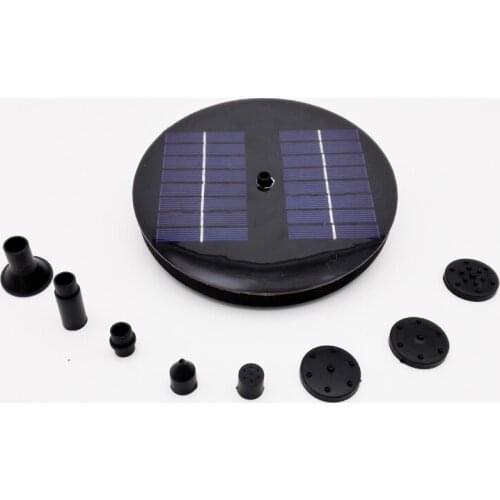 160F Solar Power Water Pump Floating Fountain Pump Pool Garden Watering Pump