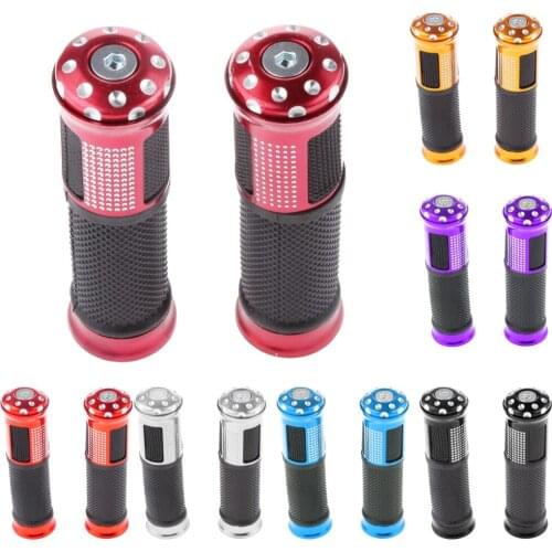 2pcs Motorcycle Handlebars For 7/8 22mm Bar Soft And Comfortable Grip