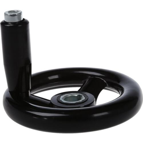 3.9" Diameter Hand Wheel w Revolving Handle for Milling Machine