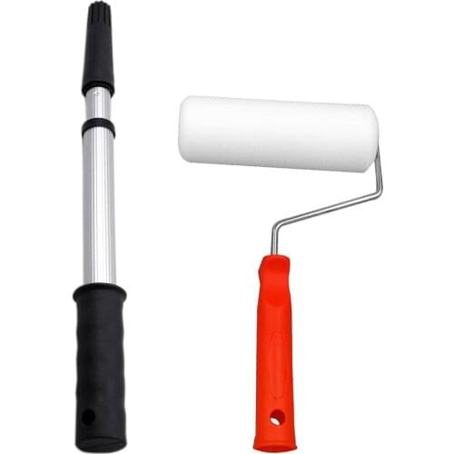 7'' Sponge Painting Roller with 21inch Extensible Rod Wall Foam Roller