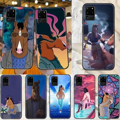 Bo horseman jack horse man Phone case For Samsung Galaxy Note 4 8 9 10 20 S8 S9 S10 S10E S20 Plus UITRA Ultra black soft shell