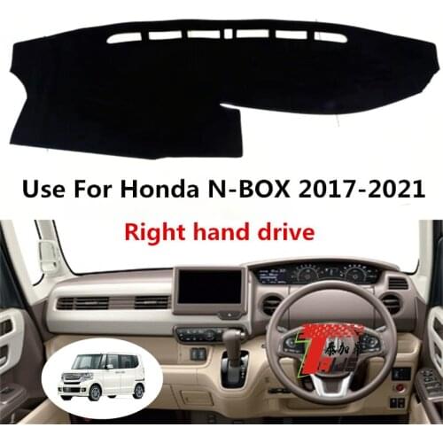 TAIJS Factory 3Colors Simple Sport Polyester Fibre Car Dashboard Cover For Honda N-BOX 2017 2018 2019 2021 2022 Right Hand drive
