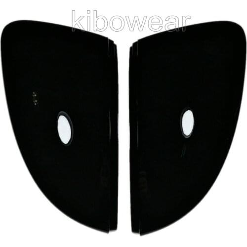 Black Side Wing Mirror Caps Cover for Skoda SuperB III 2016 2019 Octavia Mk3 A7 5E for VW T-ROC Replace 2017 2018 pair