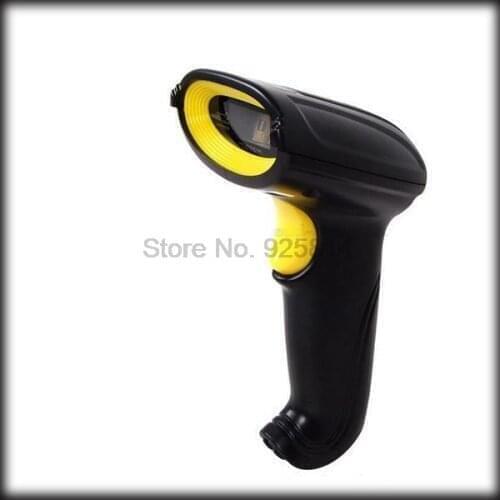 By dhl or ems 50 pieces POS Bar Code Long Scan Handheld Laser Barcode Scanner Reader + USB Cable for Automatic Scanning