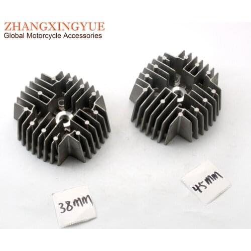 38mm 45mm 50cc-70cc Big Bore Cylinder Head For Puch MK II 2 Cobra Murray Swinger ZA50 E50 2-Stroke