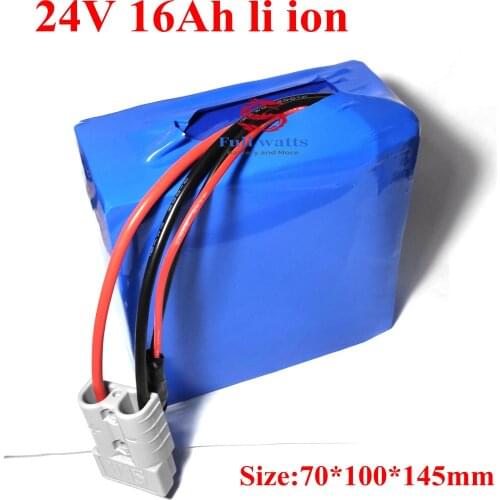 Lithium battery 24V 16AH 18650 24V bateria for mountain bike climbing vehicle thinking car balancing Electric wheelcher UPS