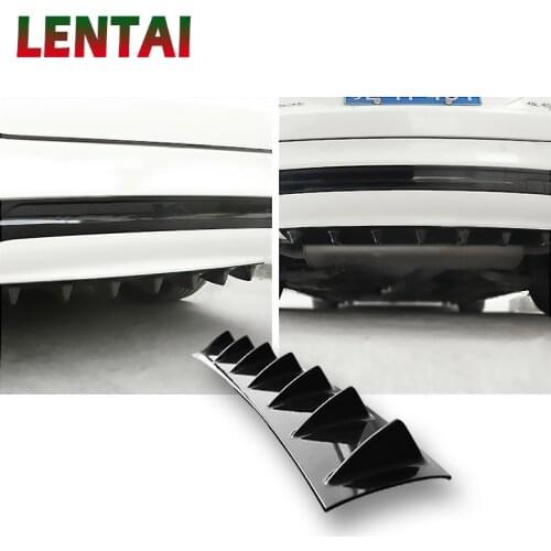 LENTAI 1PC Car Rear Bumper Modified Spoiler Shark Fin Styling For Mercedes W205 W203 Volvo XC90 S60 XC60 V40 Alfa Romeo 159 156