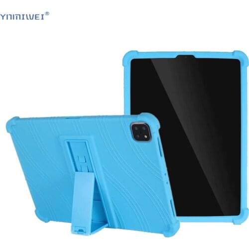 Soft Silicone Tablet Case for IPad Pro 11 2020 Full Body Protect Adjustable Stand Cover for IPad Pro 2020 11inch A1934 A1979