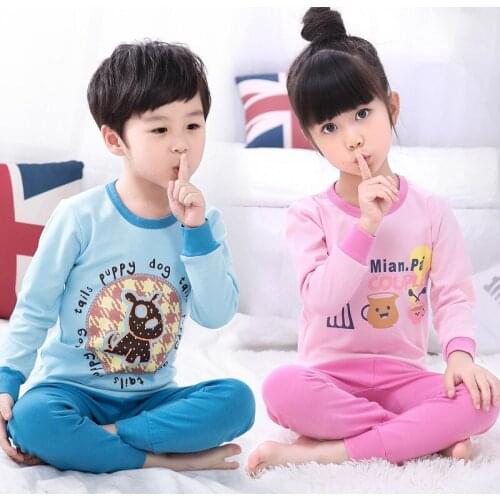 New 4-11 Year Christmas Pajama Sets Boy Girl Cartoon Stripe Underwear Childrens Home Tracksuits Casual Sleepwear Sports Suit