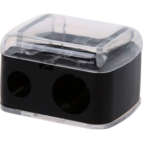 PPYY NEW -Precision Cosmetic Pencil Sharpener for Eyebrow Eyeliner 2 Holes