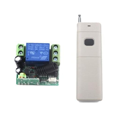 Gate Garage Door RF Wireless Remote Control DC 12V 10A z-wave Receivers and Transmitters for Security SKU: 5376
