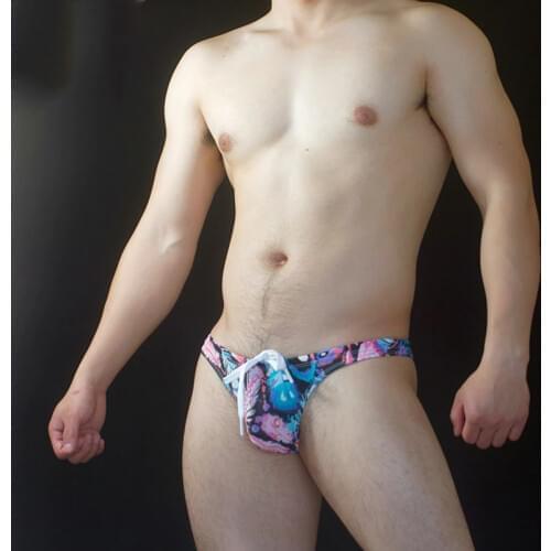 SD668 Tight sexy narrow waist swimwear bikinis men beach shorts board swim trunk swimming pool men swim briefs swimsuits