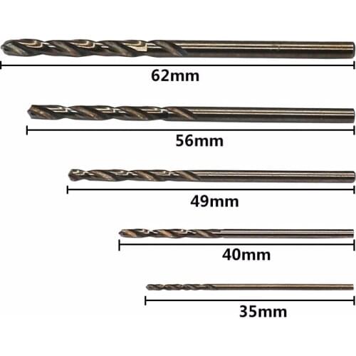 Twist Drill Straight Shank High Speed Steel Containing Cobalt M35 Full Grinding Special Stainless Steel Metal Reamer Drill